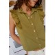 Archer Ruffle Button Top Archer Ruffle Button Top