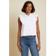 Archer Ruffle Button Top Archer Ruffle Button Top