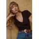 Blair Slim V Neck Tee Blair Slim V Neck Tee