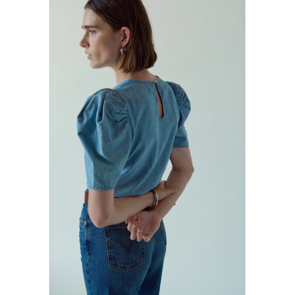 Cecily Chambray Top Cecily Chambray Top