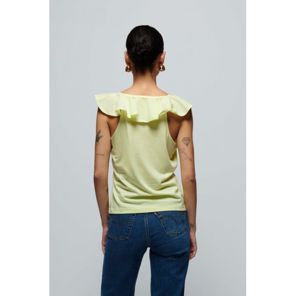 Neah Ruffle Tank Top Neah Ruffle Tank Top
