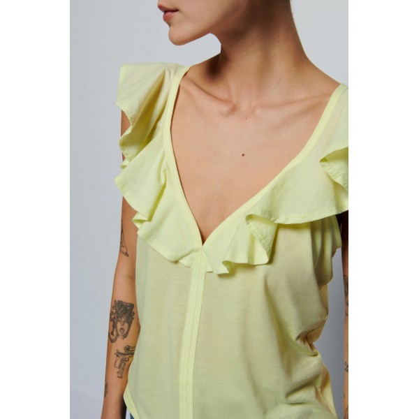 Neah Ruffle Tank Top Neah Ruffle Tank Top