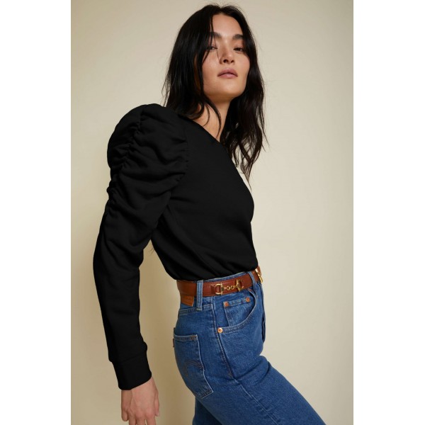 Perla Gathered Sweatshirt Perla Gathered Sweatshirt