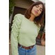 Perla Gathered Sweatshirt Perla Gathered Sweatshirt