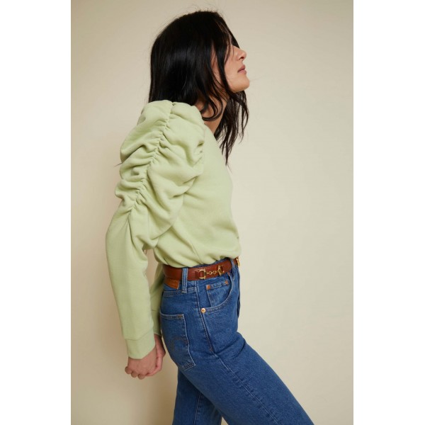 Perla Gathered Sweatshirt Perla Gathered Sweatshirt