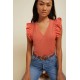 Rylan Contrast Ruffle Tank Rylan Contrast Ruffle Tank