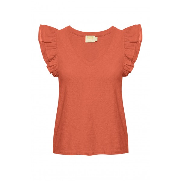 Rylan Contrast Ruffle Tank Rylan Contrast Ruffle Tank