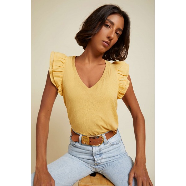 Rylan Contrast Ruffle Tank Rylan Contrast Ruffle Tank