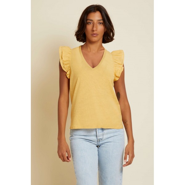 Rylan Contrast Ruffle Tank Rylan Contrast Ruffle Tank