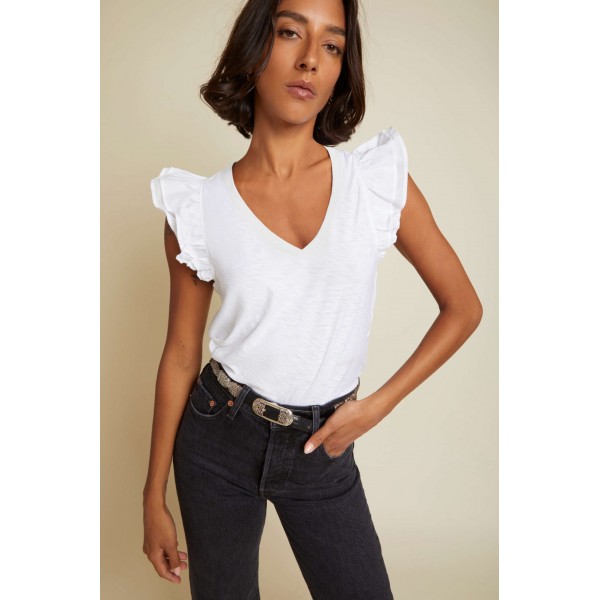 Rylan Contrast Ruffle Tank Rylan Contrast Ruffle Tank