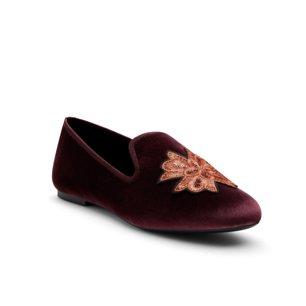 The Starling - New Bordeaux Velvet Embroidery The Starling - New Bordeaux Velvet Embroidery
