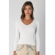 Deep V-Neck Long Sleeve Deep V-Neck Long Sleeve