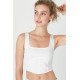 Rib Square Neck Corset Tank Rib Square Neck Corset Tank