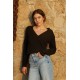 Jimi Long Sleeve V-Neck Tee Jimi Long Sleeve V-Neck Tee