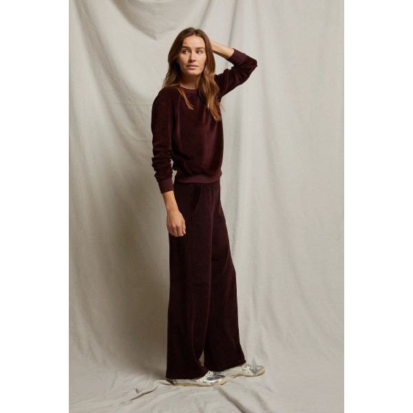 Velour Crewneck Sweatshirt Velour Crewneck Sweatshirt