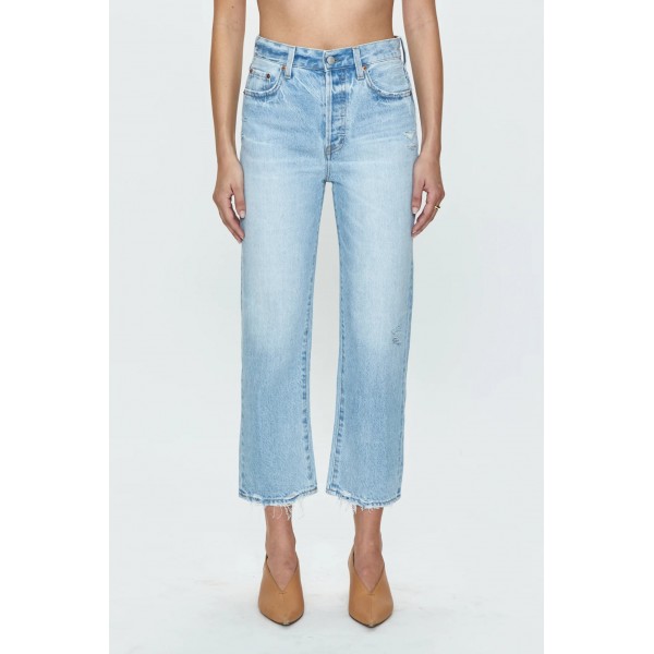 Cassie Crop High Rise Straight Jean Cassie Crop High Rise Straight Jean