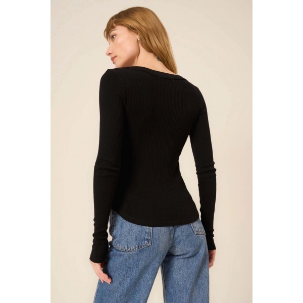The Comeback Notch Neck Long Sleeve The Comeback Notch Neck Long Sleeve