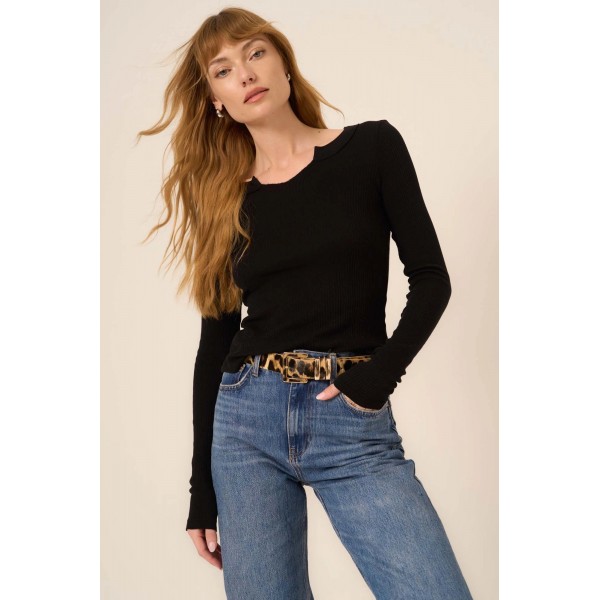 The Comeback Notch Neck Long Sleeve The Comeback Notch Neck Long Sleeve