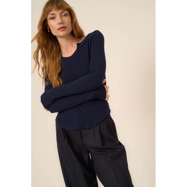 The Comeback Notch Neck Long Sleeve The Comeback Notch Neck Long Sleeve