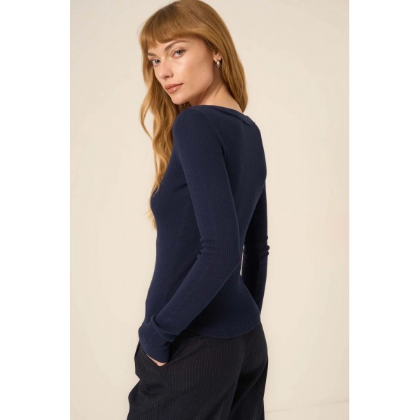 The Comeback Notch Neck Long Sleeve The Comeback Notch Neck Long Sleeve