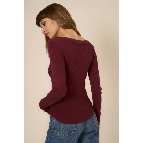 The Comeback Notch Neck Long Sleeve The Comeback Notch Neck Long Sleeve
