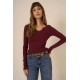 The Comeback Notch Neck Long Sleeve The Comeback Notch Neck Long Sleeve