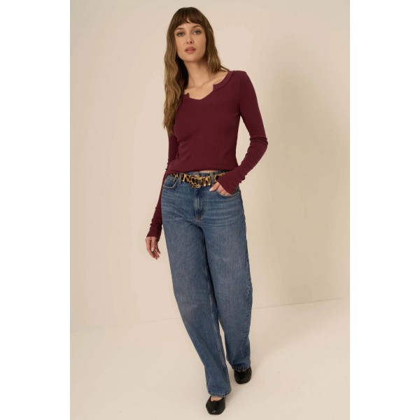 The Comeback Notch Neck Long Sleeve The Comeback Notch Neck Long Sleeve