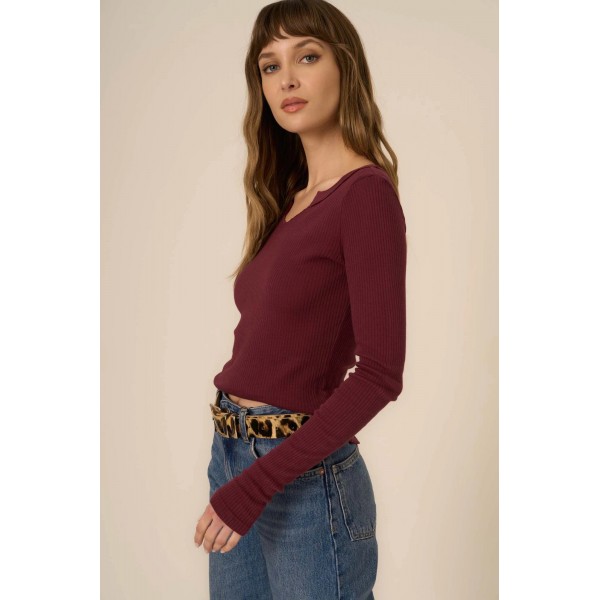 The Comeback Notch Neck Long Sleeve The Comeback Notch Neck Long Sleeve