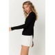 Rae Scoop Rib Long Sleeve Rae Scoop Rib Long Sleeve