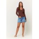 Rae Scoop Rib Long Sleeve Rae Scoop Rib Long Sleeve