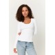Rae Scoop Rib Long Sleeve Rae Scoop Rib Long Sleeve
