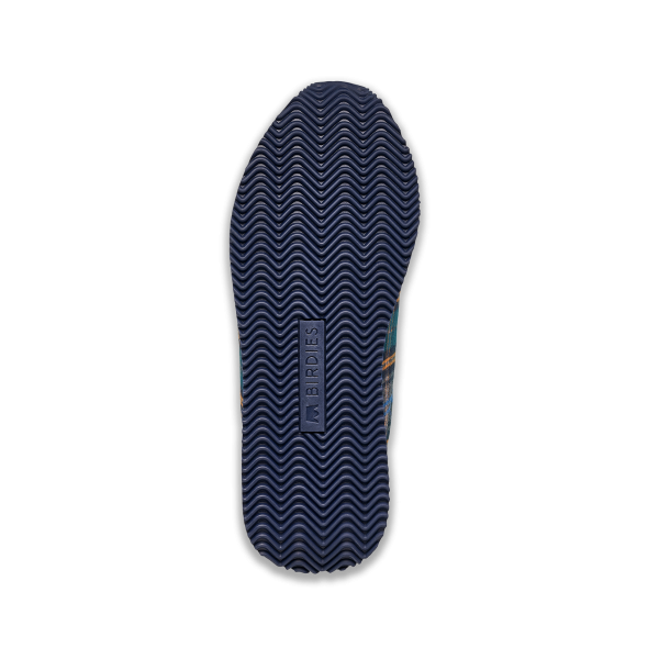 The Roadrunner - Navy Plaid Suede The Roadrunner - Navy Plaid Suede
