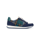 The Roadrunner - Navy Plaid Suede The Roadrunner - Navy Plaid Suede