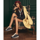 The Roadrunner - Navy Plaid Suede The Roadrunner - Navy Plaid Suede