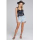 Dorie Ruffle Print Tank Dorie Ruffle Print Tank