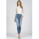 Bridget Double Button Skinny Jean Bridget Double Button Skinny Jean