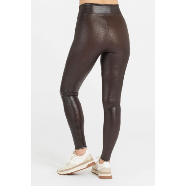 Faux Leather Croc Shine Legging Faux Leather Croc Shine Legging