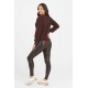 Faux Leather Croc Shine Legging Faux Leather Croc Shine Legging