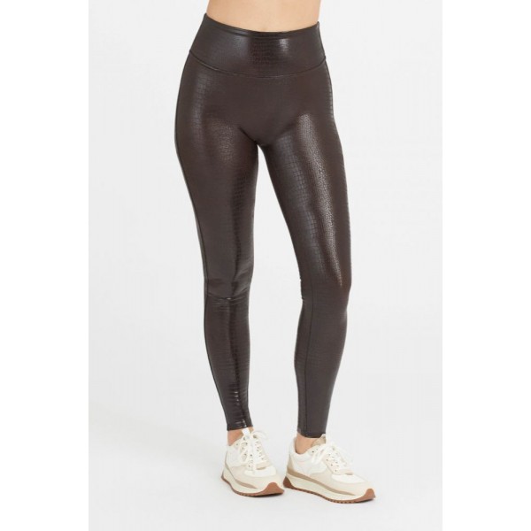 Faux Leather Croc Shine Legging Faux Leather Croc Shine Legging