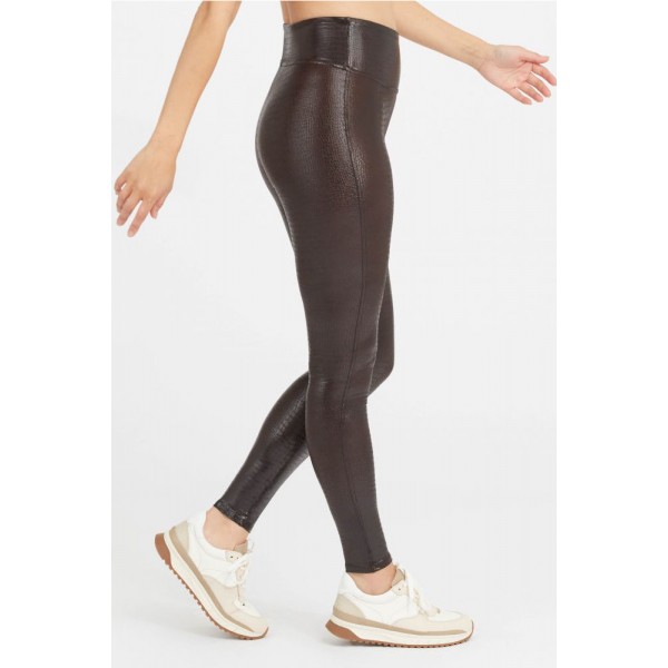 Faux Leather Croc Shine Legging Faux Leather Croc Shine Legging