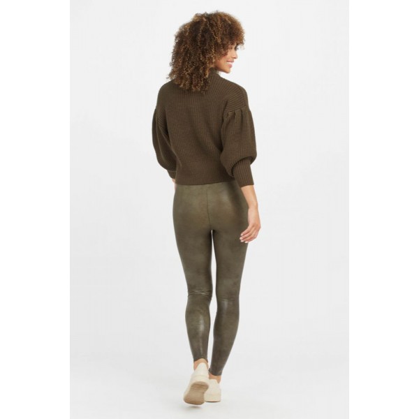 Faux Leather Croc Shine Legging Faux Leather Croc Shine Legging