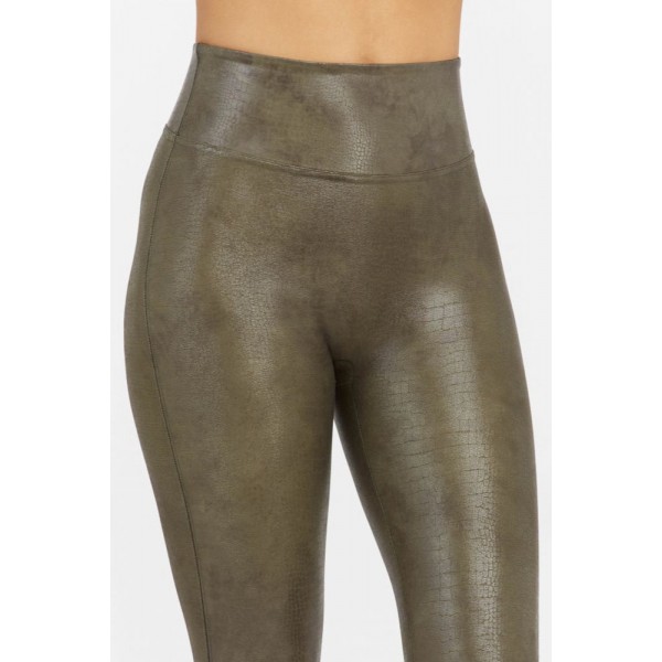 Faux Leather Croc Shine Legging Faux Leather Croc Shine Legging