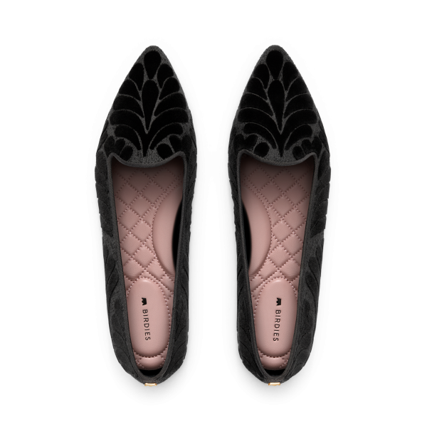 The Sparrow - Black Velvet Embroidery The Sparrow - Black Velvet Embroidery