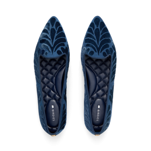 The Sparrow - Ocean Velvet Embroidery The Sparrow - Ocean Velvet Embroidery