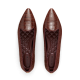 The Sparrow - Brown CrocPrint Leather The Sparrow - Brown CrocPrint Leather