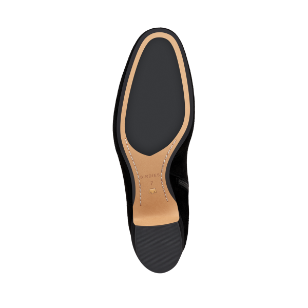 The Starling 50 Bootie - Black Stretch Suede The Starling 50 Bootie - Black Stretch Suede