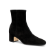 The Starling 50 Bootie - Black Stretch Suede The Starling 50 Bootie - Black Stretch Suede