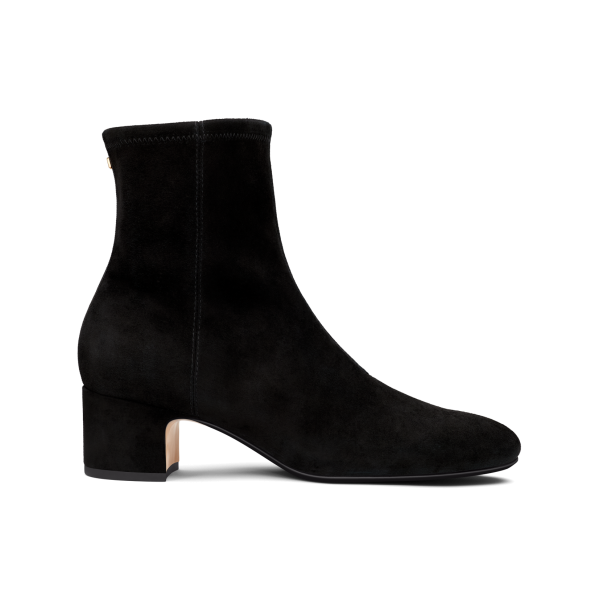 The Starling 50 Bootie - Black Stretch Suede The Starling 50 Bootie - Black Stretch Suede
