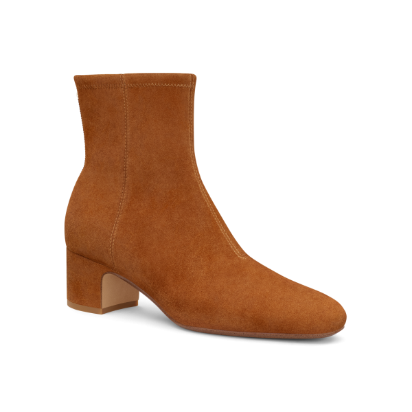 The Starling 50 Bootie - Tan Stretch Suede The Starling 50 Bootie - Tan Stretch Suede
