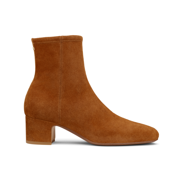 The Starling 50 Bootie - Tan Stretch Suede The Starling 50 Bootie - Tan Stretch Suede